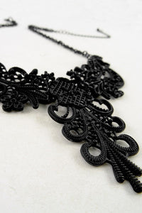 Cut-Out Metalwork Necklace