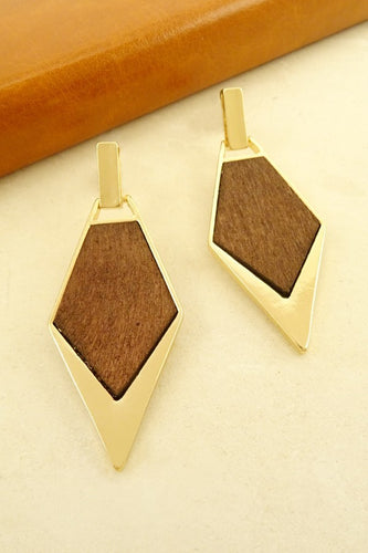 Wooded Earrings