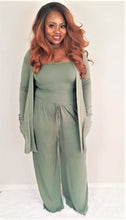 Load image into Gallery viewer, &quot;Dreamland&quot; Cardigan and Jumpsuit Set